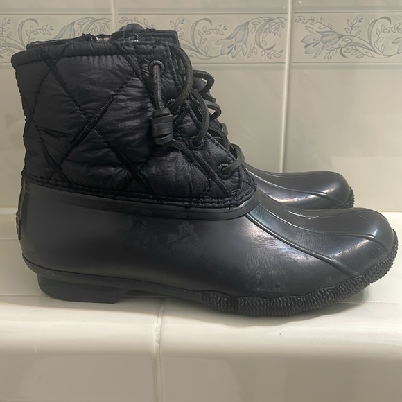 Sperry Top-Sider rain boots, black - Picture 3 of 7